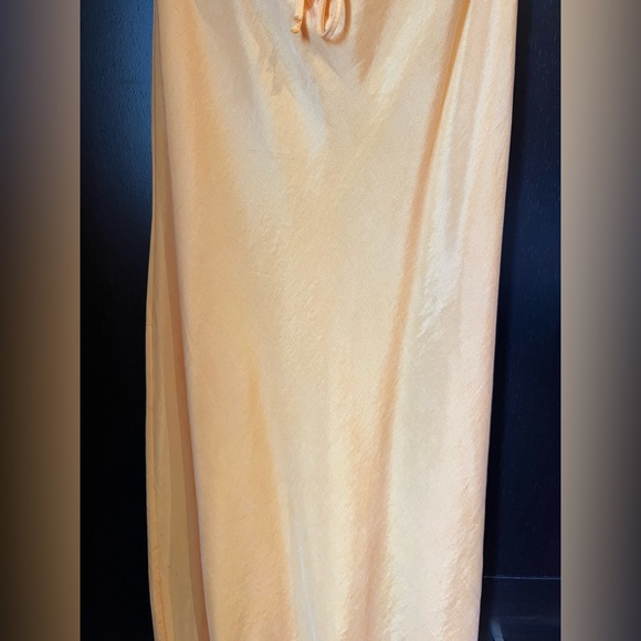 Zara Yellow Dress, size small, spaghetti strap, above ankle length - Picture 3 of 7